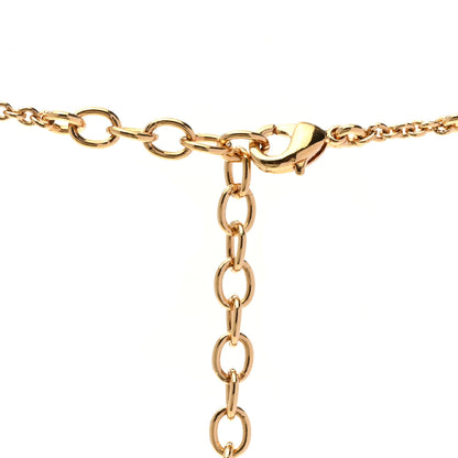 Louis Vuitton Essential V Necklace Gold 6 of 6