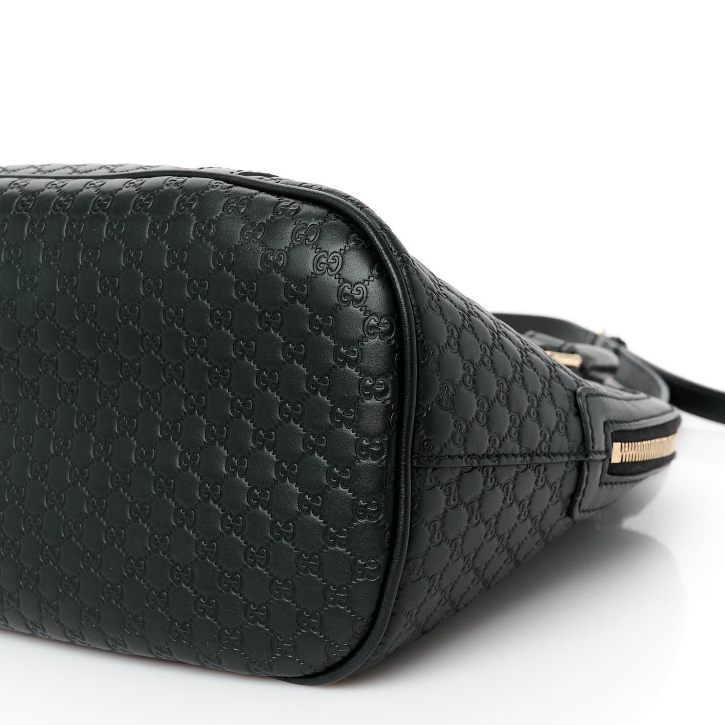 Microguccissima Medium Dome Bag Black