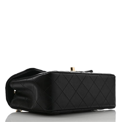 Chanel Lambskin Quilted Mini Rectangular Flap Black 4 of 10