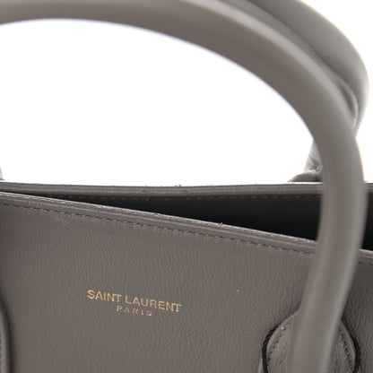 Saint Laurent Grained Calfskin Baby Sac De Jour Fog 17 of 17