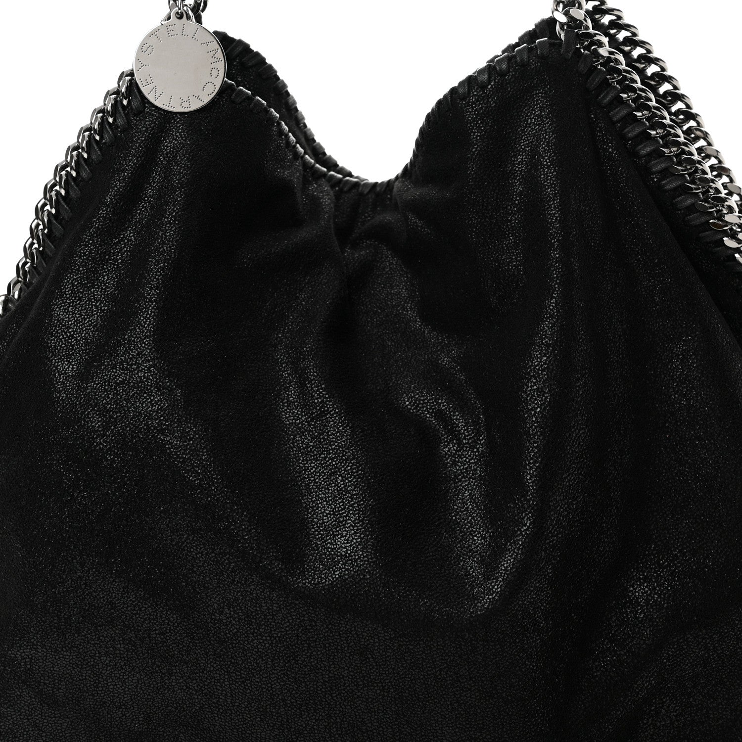 Stella McCartney Shaggy Deer Big Falabella Tote Black 8 of 11