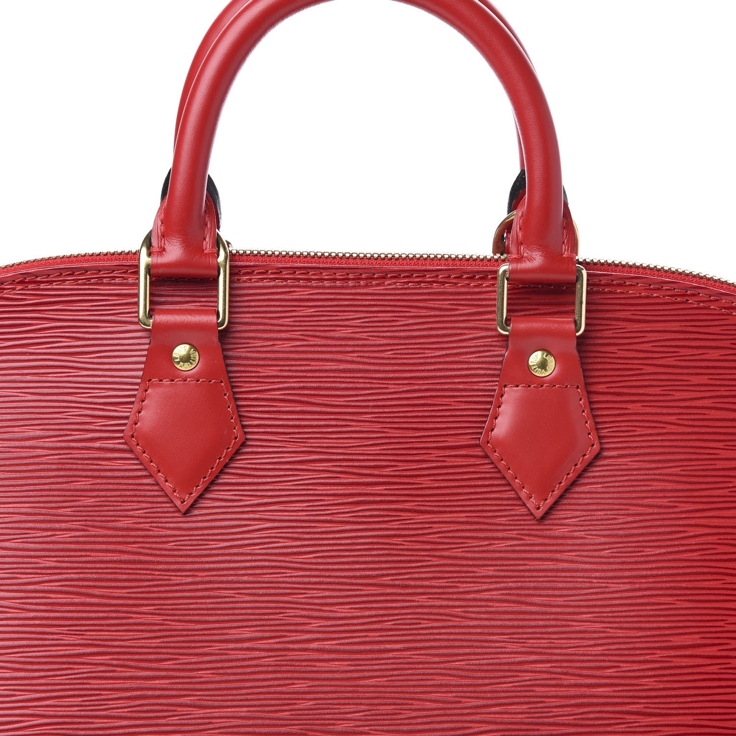 Louis Vuitton Epi Alma PM Castillan Red 9 of 9