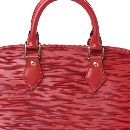 Louis Vuitton Epi Alma PM Castillan Red 9 of 9