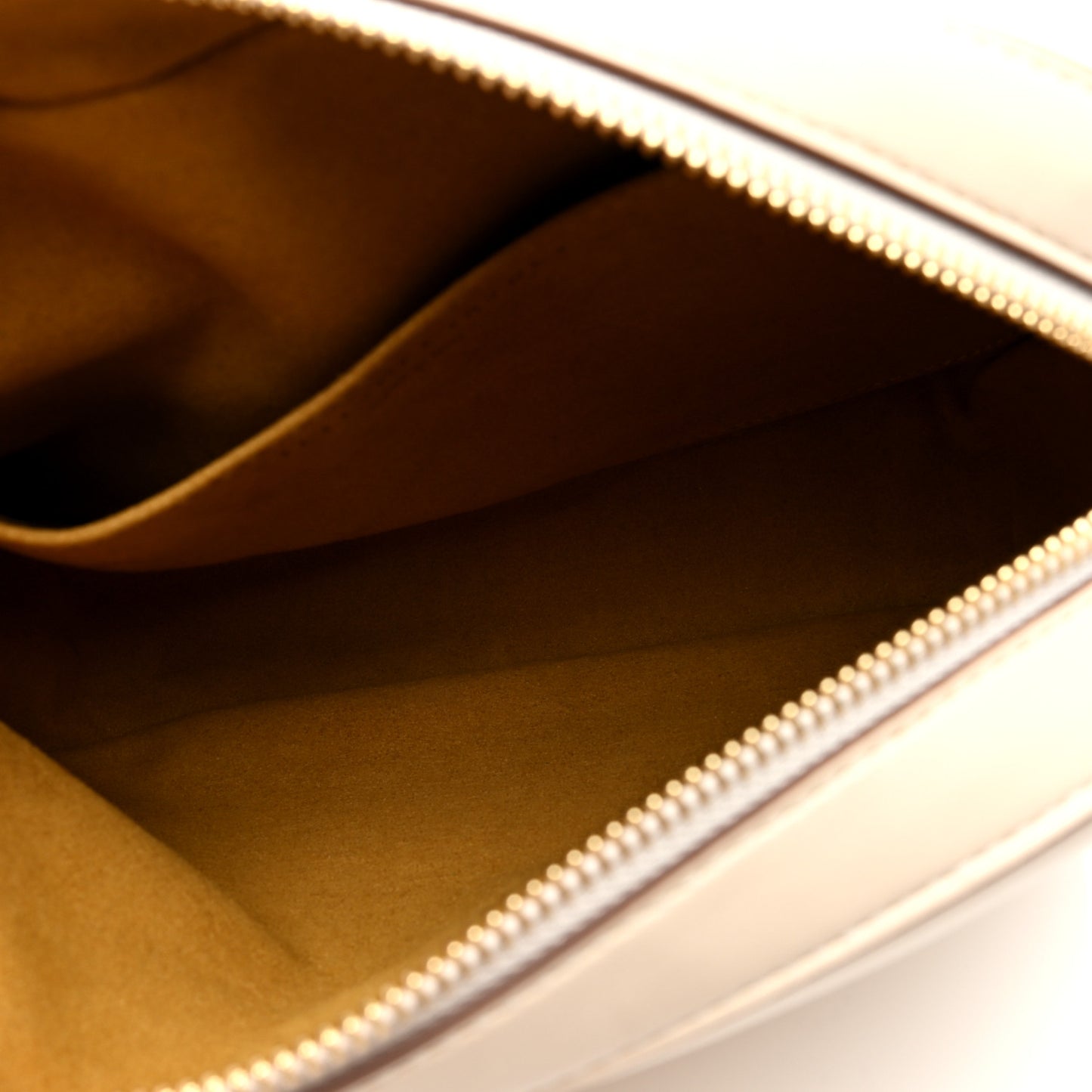 Alter Nappa Logo Small Camera Bag Pure White