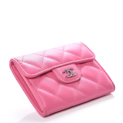 Chanel Lambskin Quilted CC Card Holder Pink 4 of 11