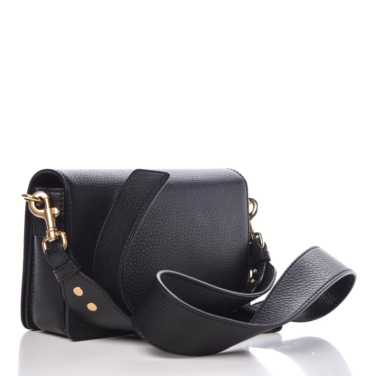 Christian Dior Grained Calfskin Dio(r)evolution Top Handle Flap Bag Black 2 of 9