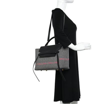 Celine Cotton Canvas Calfskin Mini Belt Bag Black 2 of 13