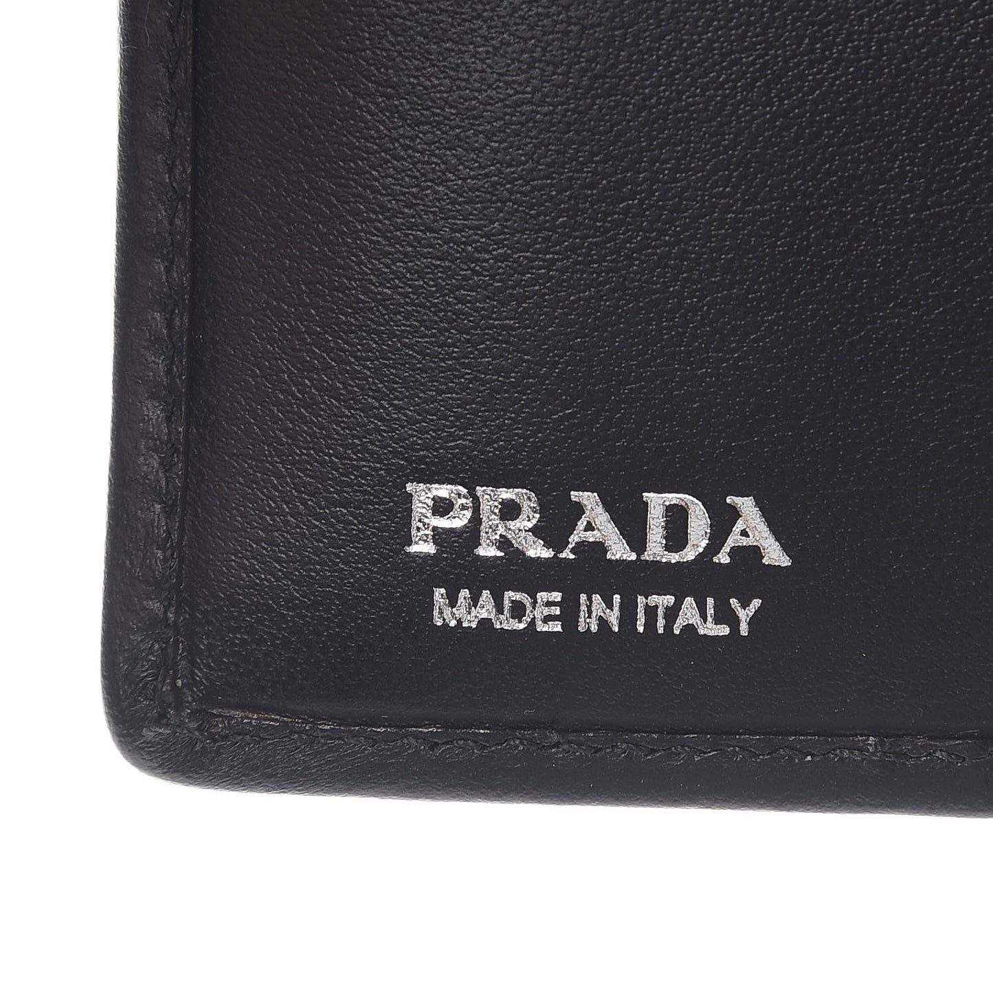 Soft Calfskin Impunture Diagramme Wallet Black