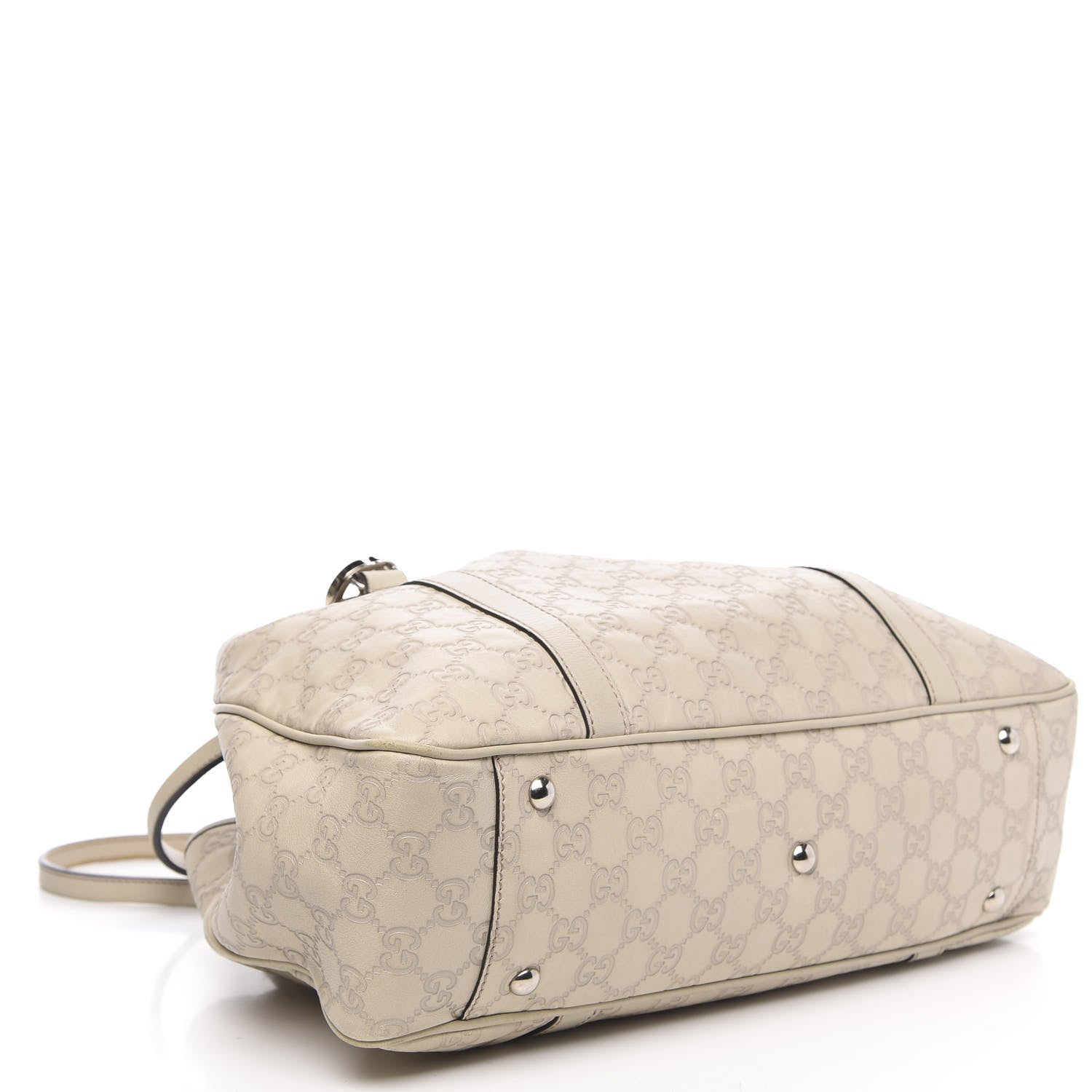 Gucci Guccissima Medium GG Twins Tote Off White 4 of 11