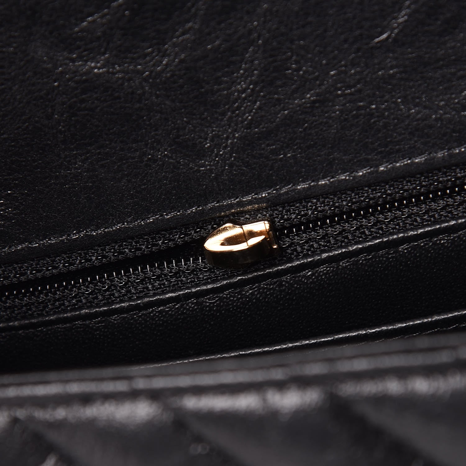 Chanel Iridescent Calfskin Chevron Quilted Mini Rectangular Flap Black 9 of 13