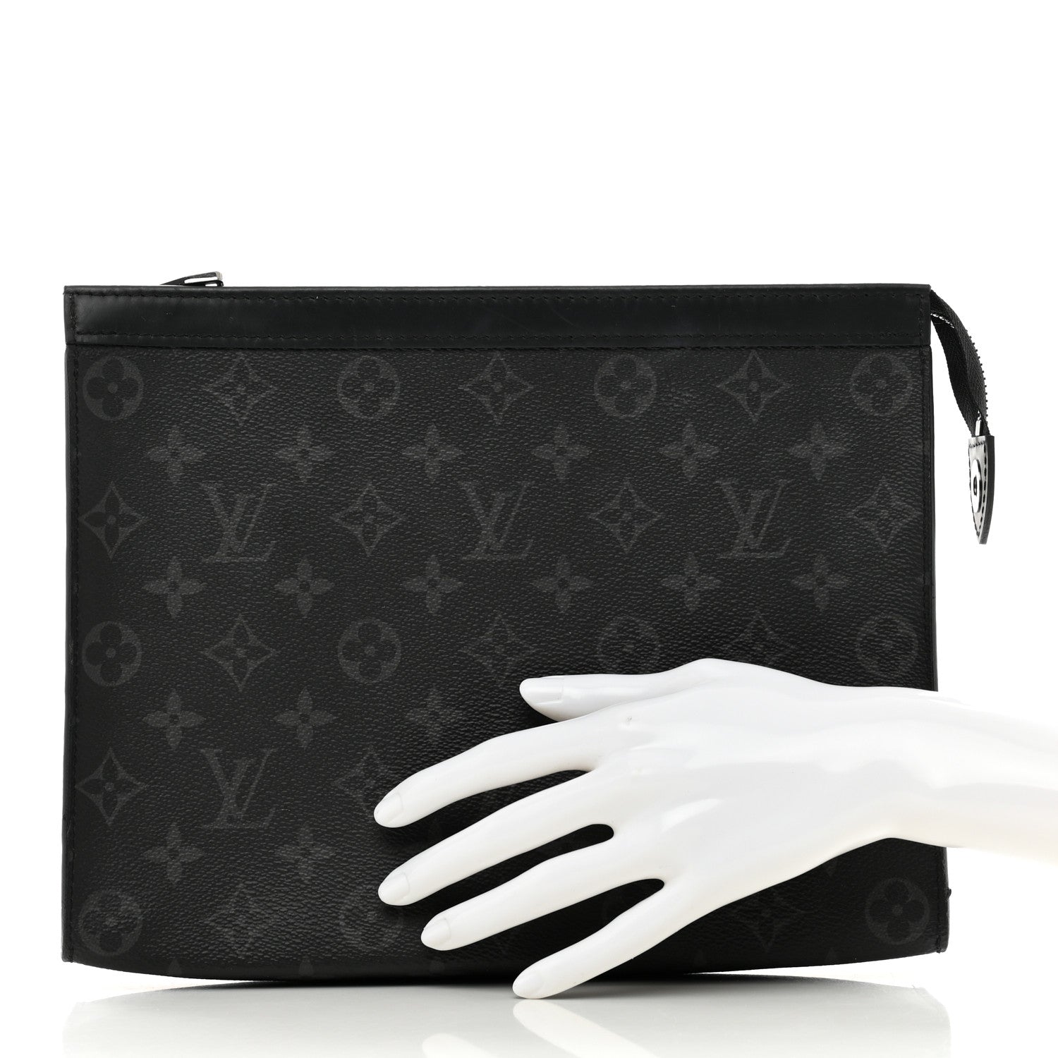 Louis Vuitton Monogram Eclipse Pochette Voyage MM 2 of 8