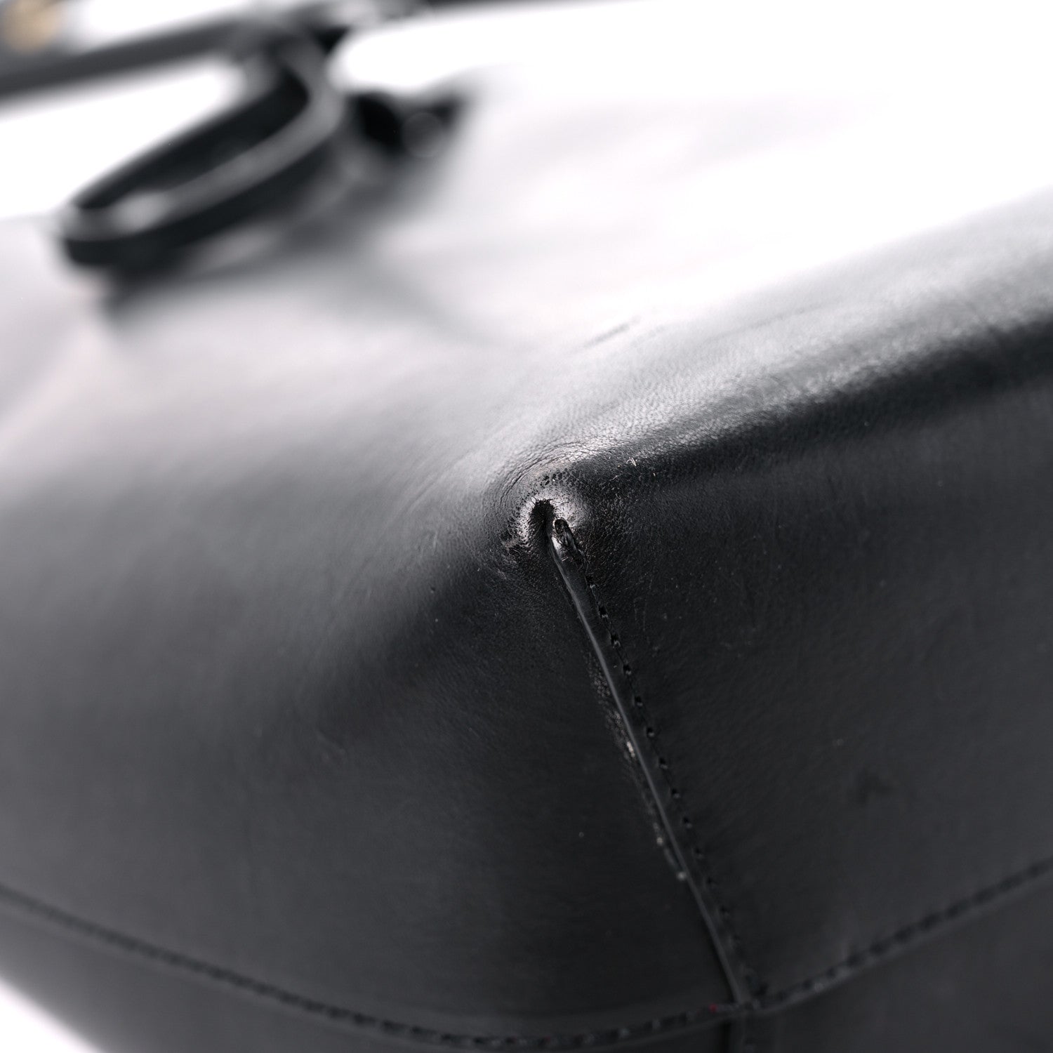 Mansur Gavriel Calfskin Mini Bucket Bag Black Flamma 8 of 24