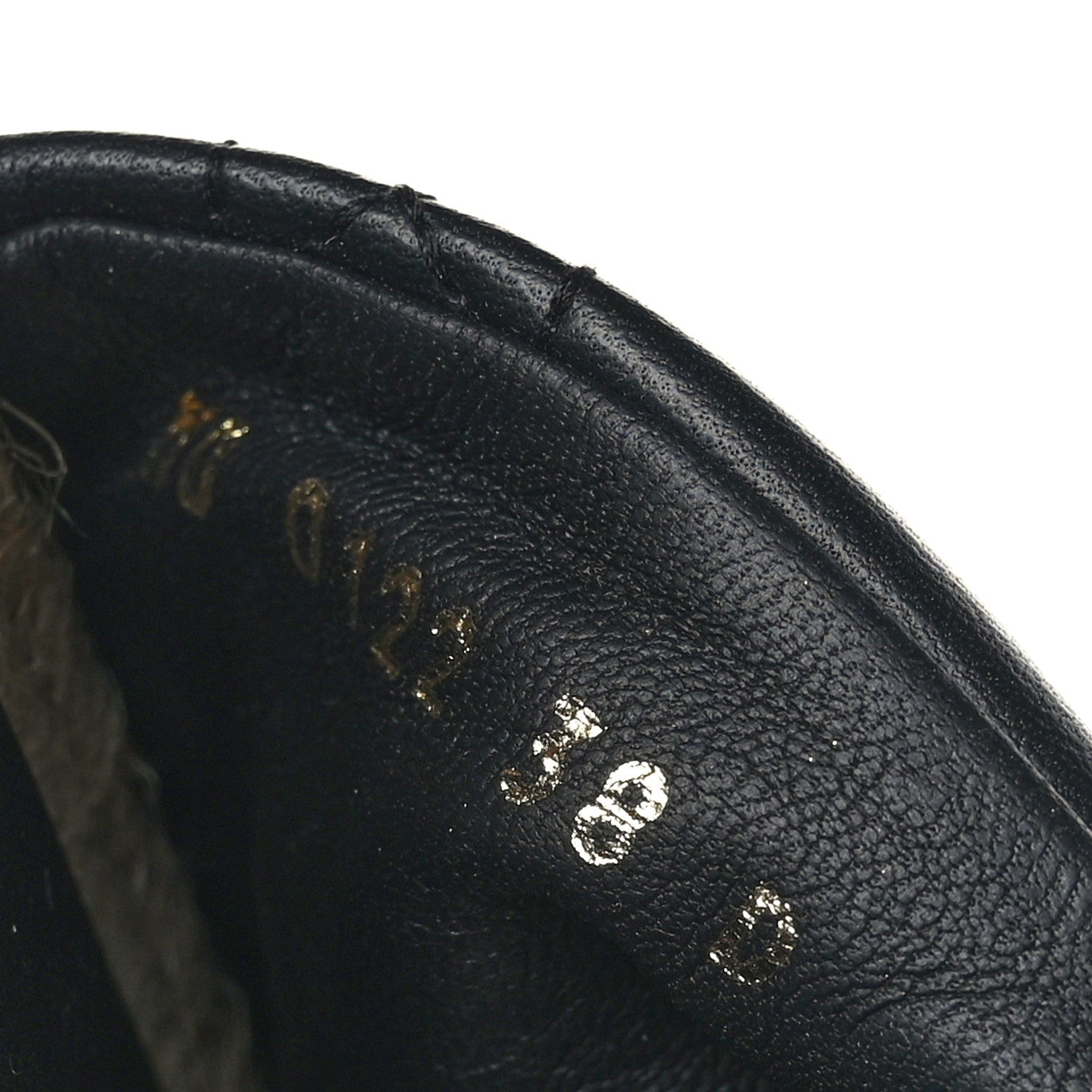 Christian Dior Calfskin Cannage Dtwist Espadrille Platform Sandals 38 Black 6 of 8