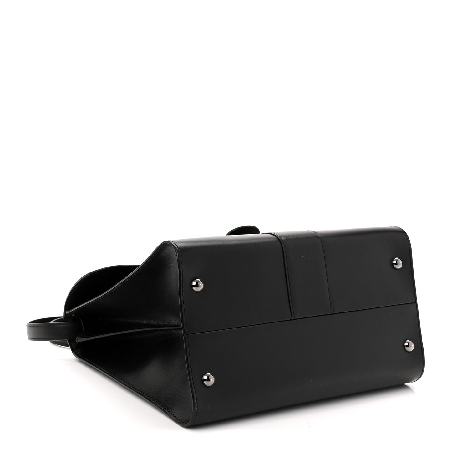 Calfskin MM L'Humour Brillant Satchel Black