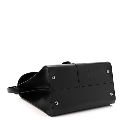 Delvaux Calfskin MM L'Humour Brillant Satchel Black 4 of 9