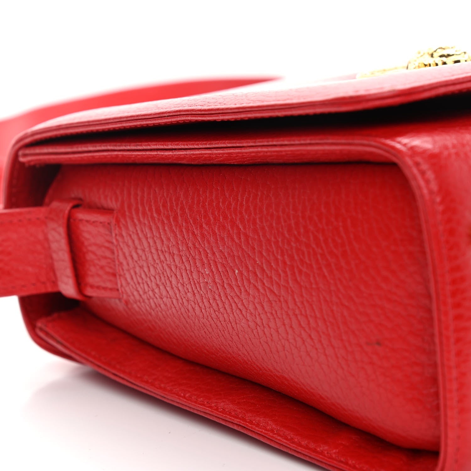 Versace Calfskin Crossbody Bag Red 11 of 12