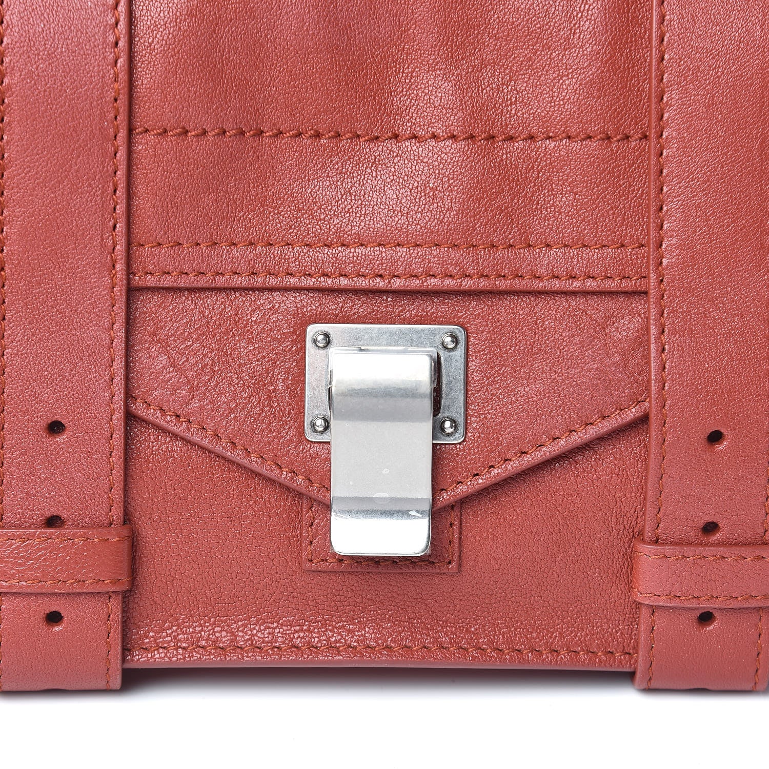 Proenza Schouler Lambskin PS1 Mini Crossbody Bag Rust 9 of 9
