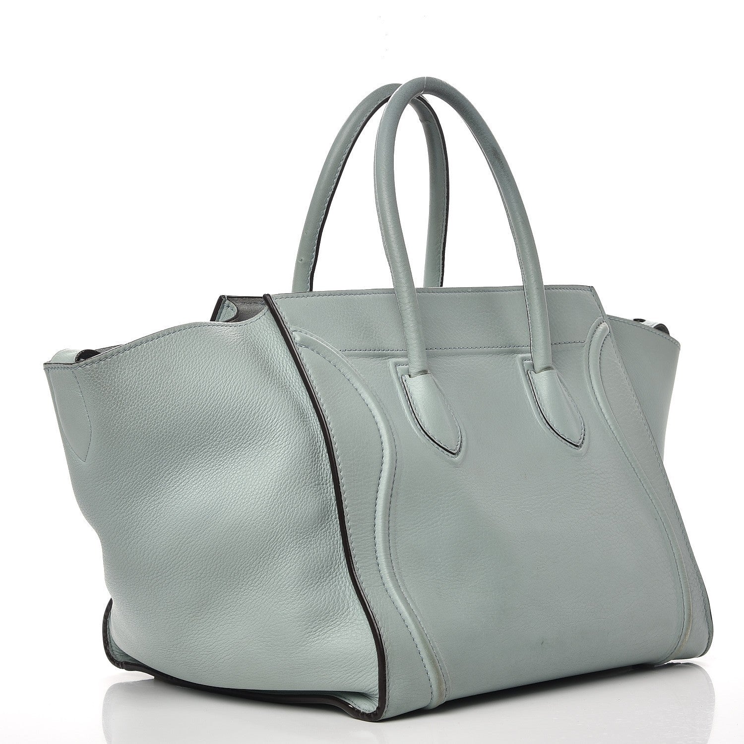 Celine Supple Calfskin Medium Phantom Luggage Glacier 3 of 17