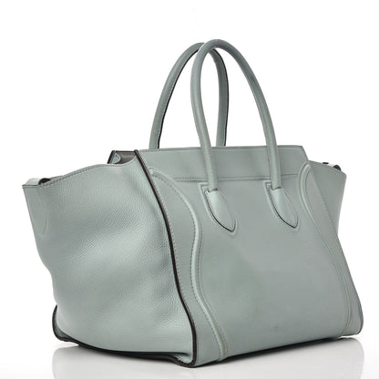 Celine Supple Calfskin Medium Phantom Luggage Glacier 3 of 17