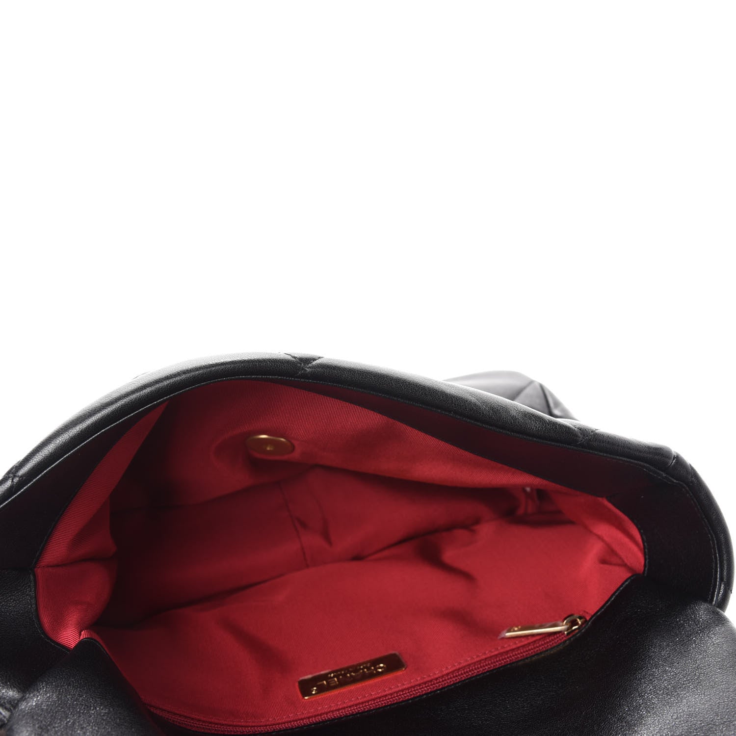 Chanel Lambskin Quilted Large Chanel 19 Flap Black 5 of 11