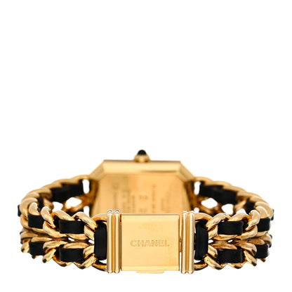 Chanel Stainless Steel Lambskin 20mm Chain Premiere Quartz Watch Gold M 3 of 4