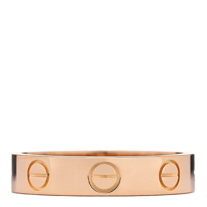 Cartier 18K Pink Gold 3.5mm LOVE Wedding Band Ring 48 4.5 3 of 4