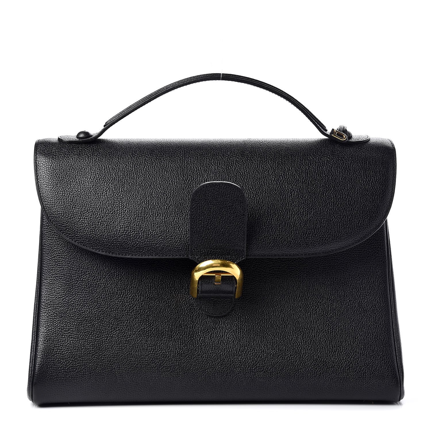 Delvaux Grained Calfskin Brillant Briefcase Black 1 of 23