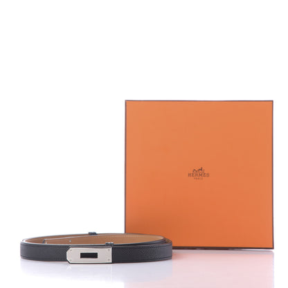 Hermes Epsom Kelly Belt Black 5 of 5