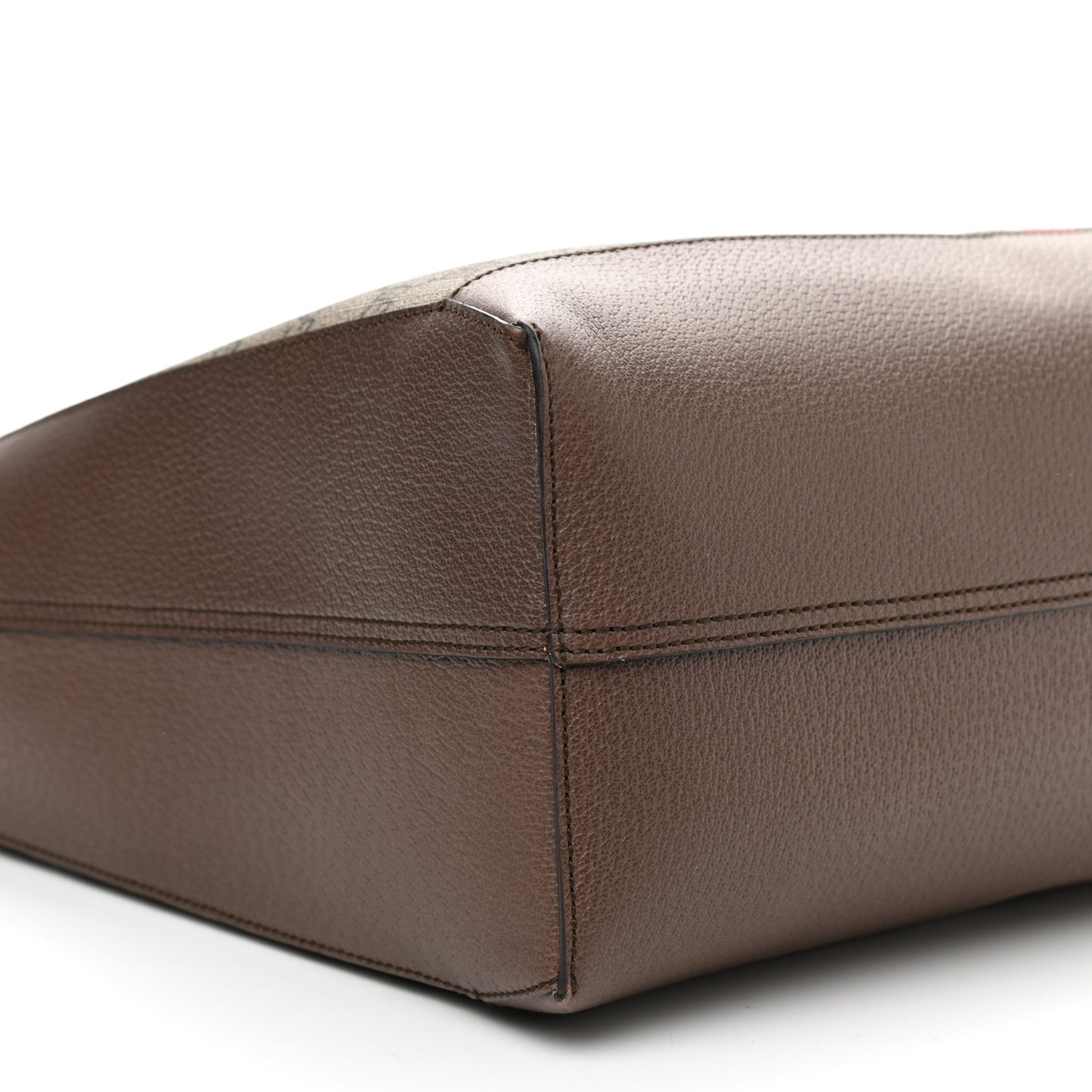 GG Supreme Monogram Web Ophidia Tote Brown