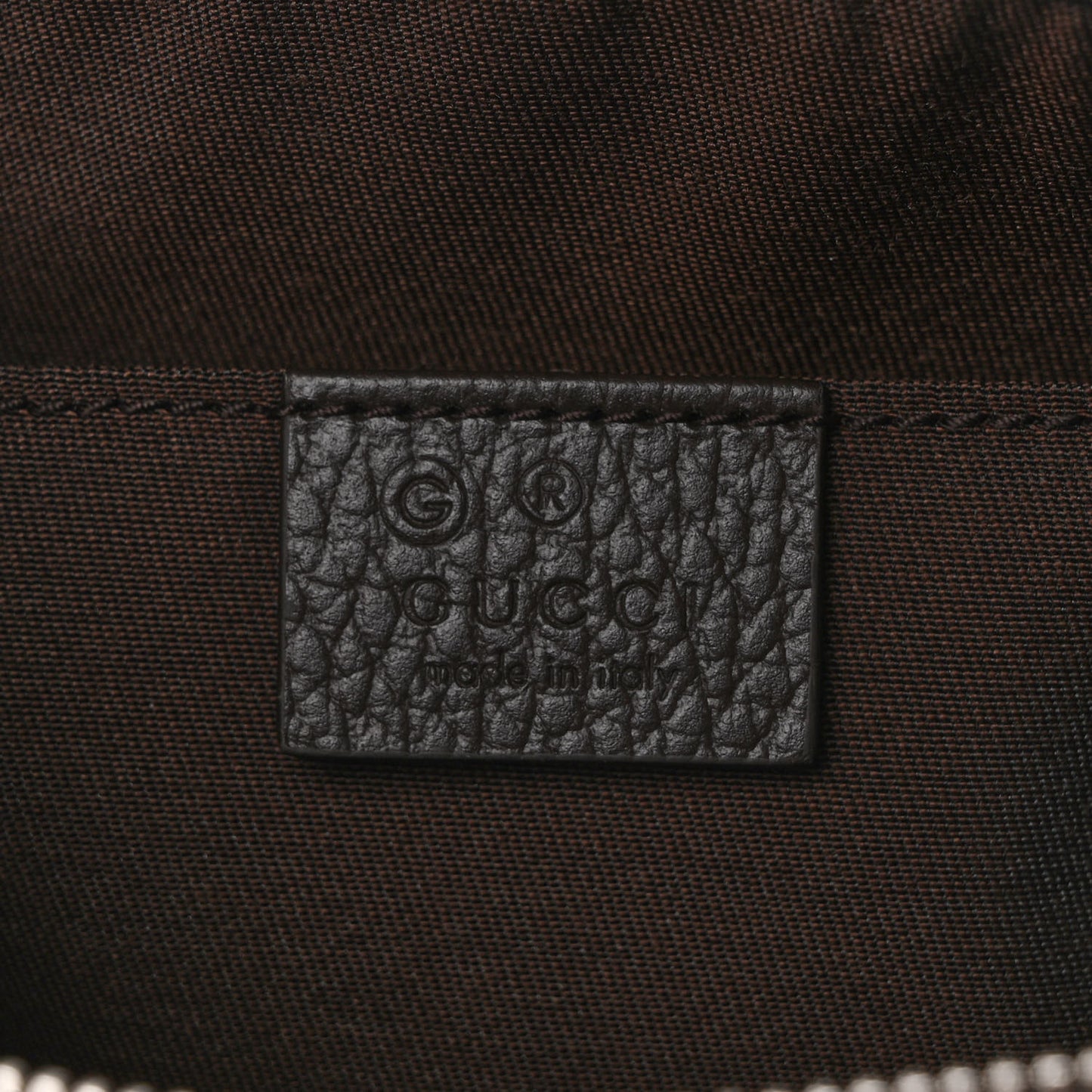Monogram Belt Bag Dark Brown
