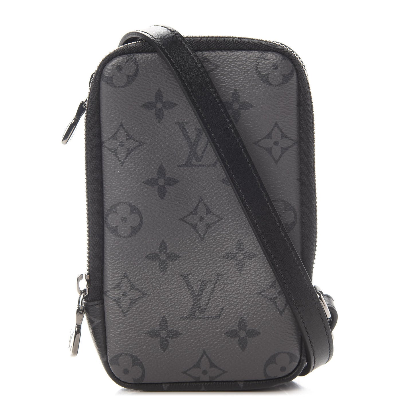 Monogram Eclipse Reverse Double Phone Pouch