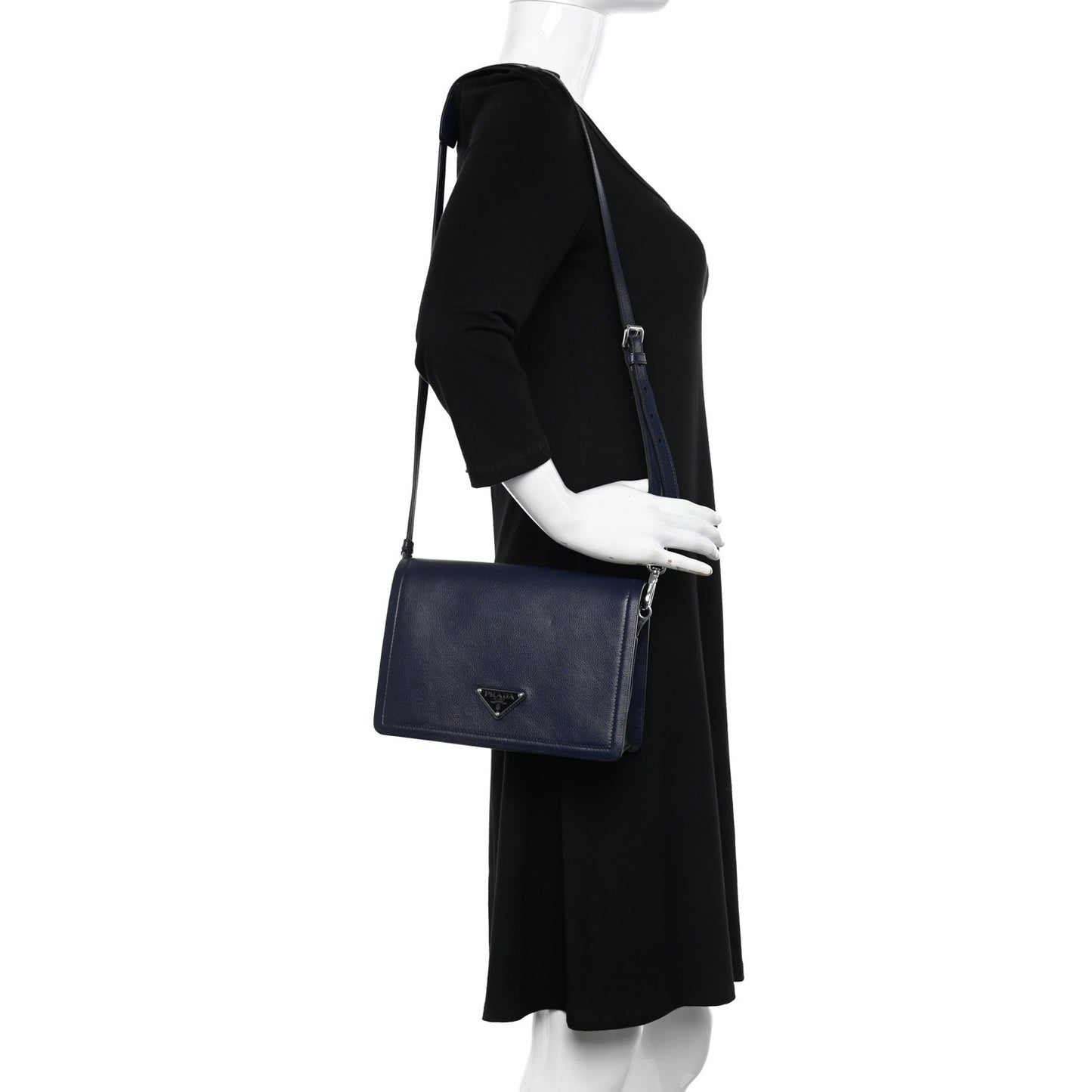 Glace Calf Shoulder Bag Baltico