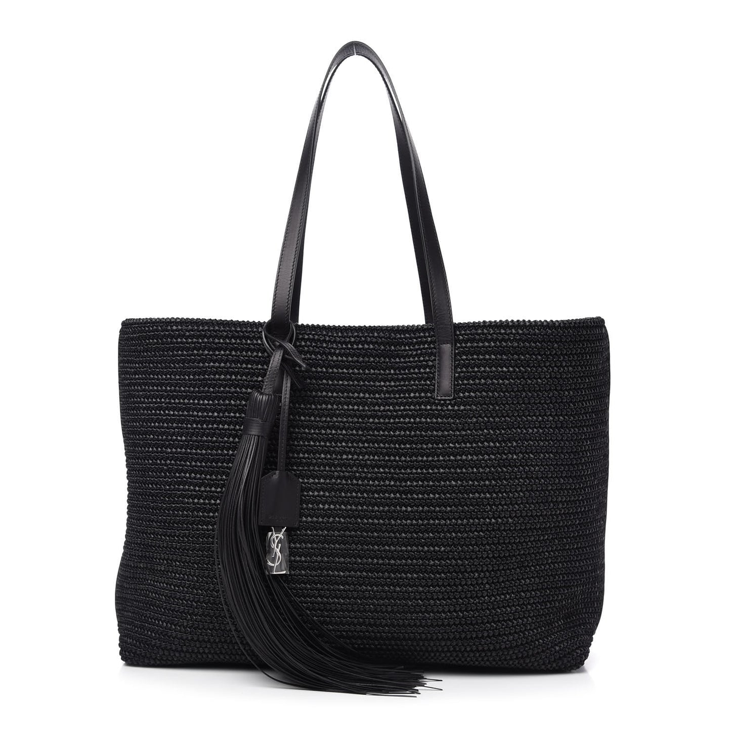 Raffia Tote Black