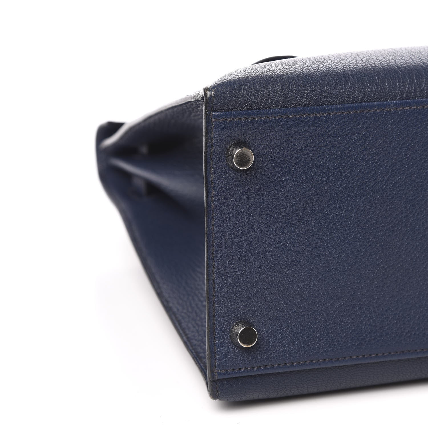 Hermes Chevre de Coromandel Kelly Sellier 35 Bleu Thalassa 9 of 11