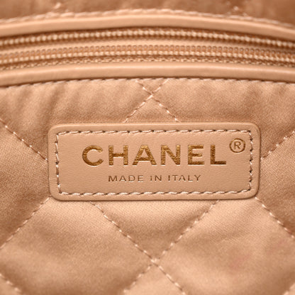 Chanel Shiny Calfskin Quilted Small Chanel 22 Beige 7 of 12
