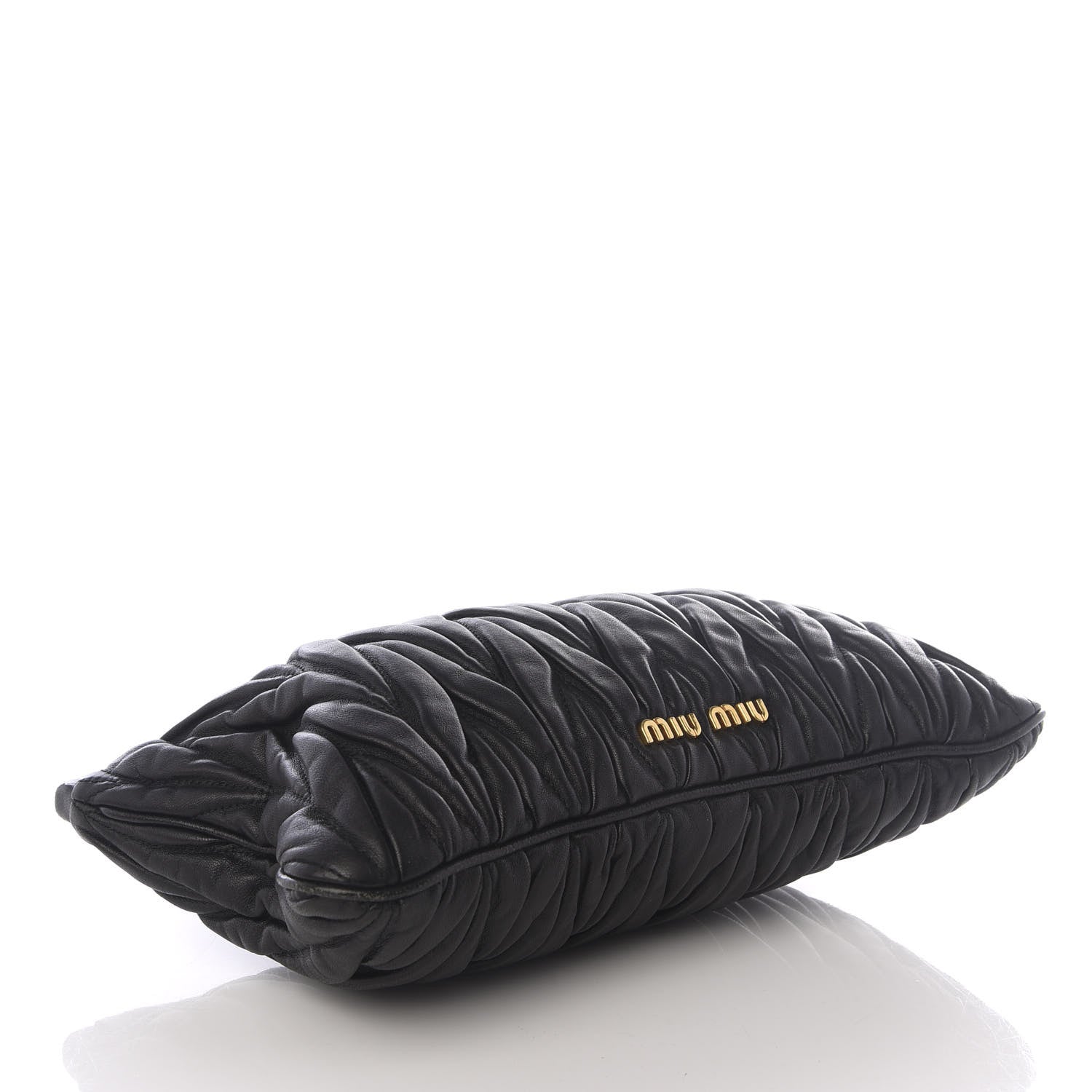 Miu Miu Nappa Matelasse Crossbody Clutch Black 3 of 8