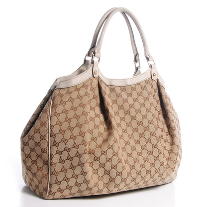 Gucci Monogram Large Sukey Tote Off White 3 of 7