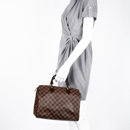 Louis Vuitton Damier Ebene Speedy 30 2 of 10