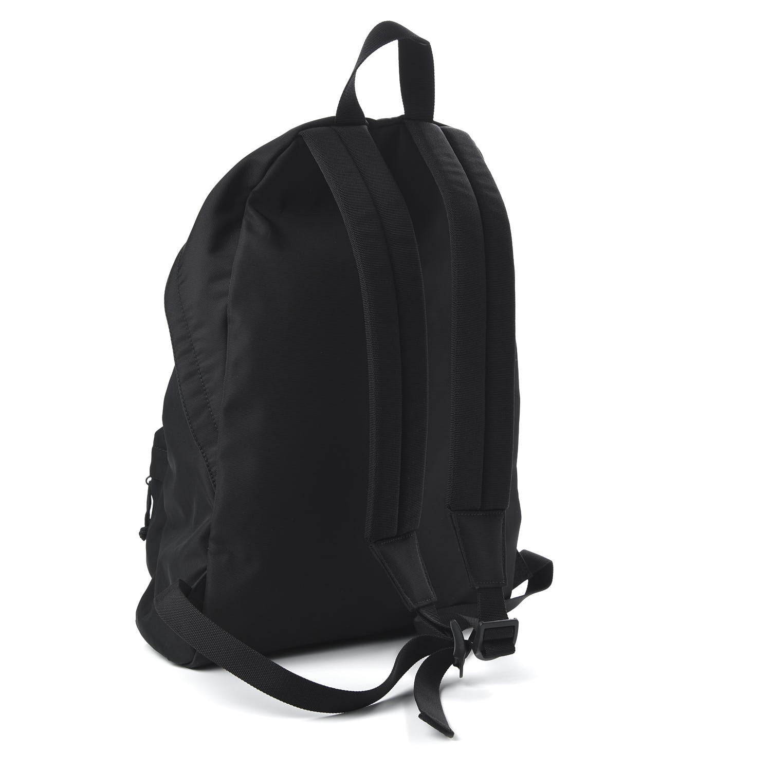 Balenciaga Nylon Crest Logo Explorer Backpack Black 2 of 8