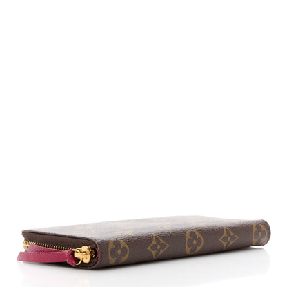 Louis Vuitton Monogram Clemence Wallet Fuchsia 4 of 12