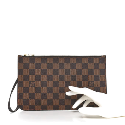 Louis Vuitton Damier Ebene Neverfull MM GM Pochette 2 of 8