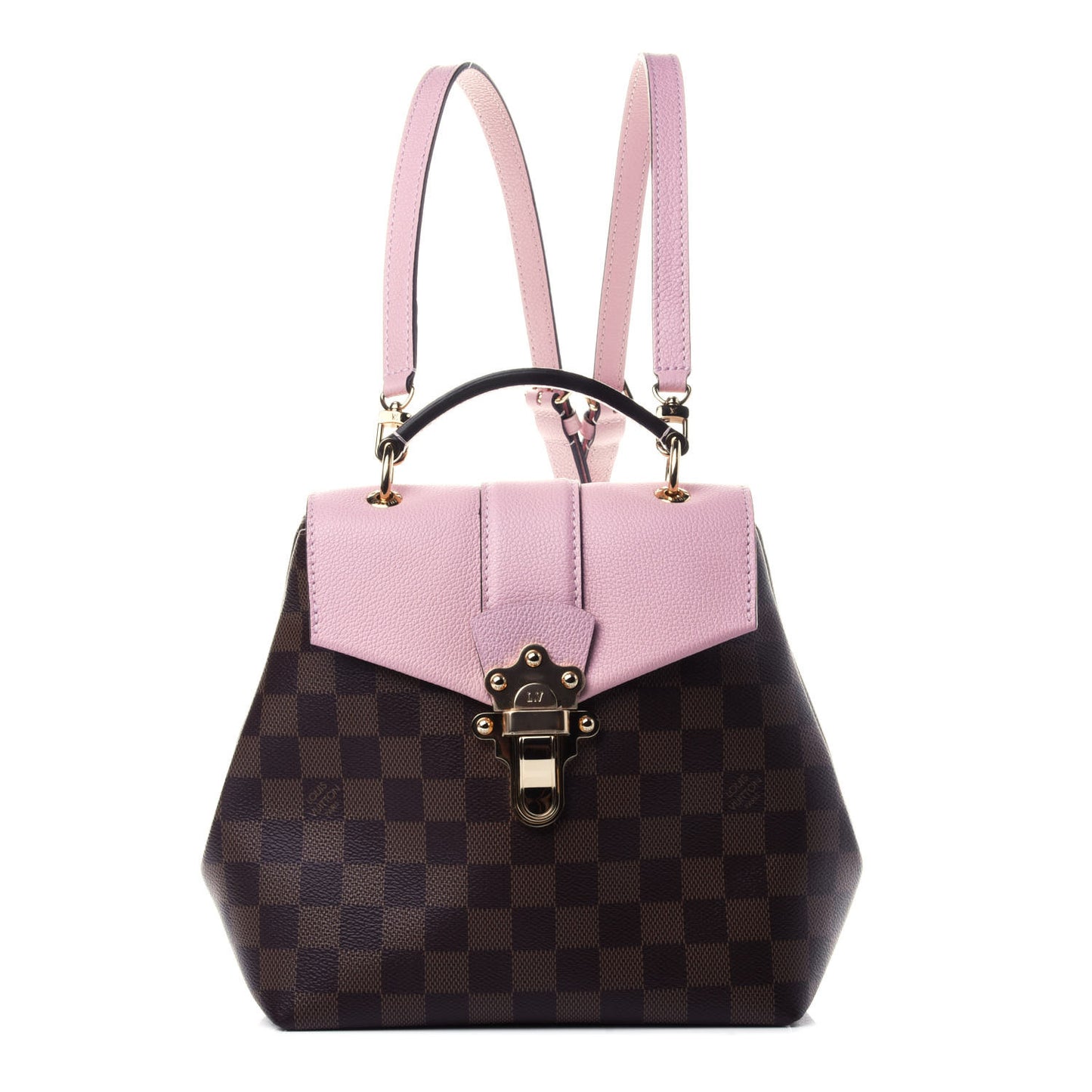 Damier Ebene Clapton Backpack Magnolia