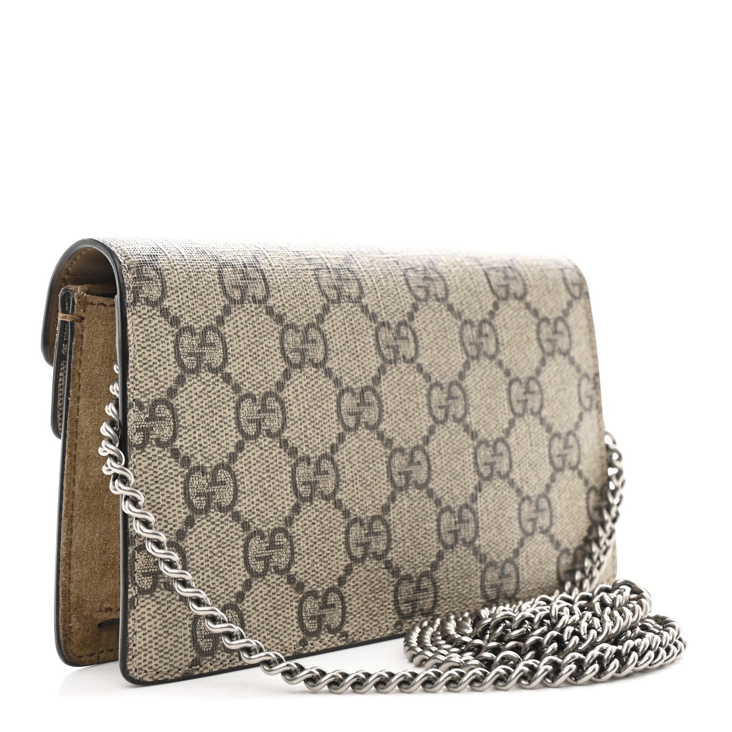Gucci GG Supreme Monogram Super Mini Dionysus Shoulder Bag Taupe 3 of 10