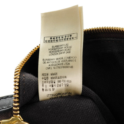 Burberry Haymarket Check Small Canterbury Tote Black 8 of 9