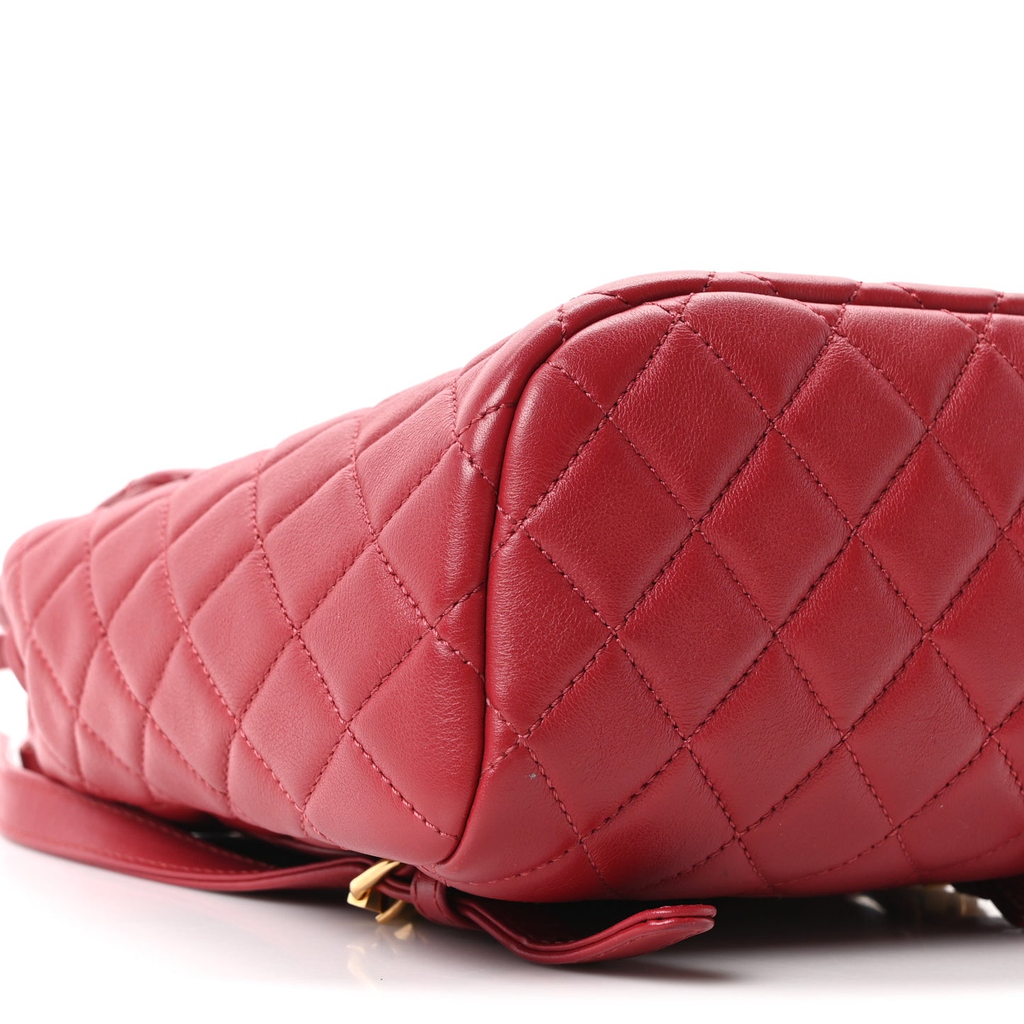 Lambskin Quilted Mini Urban Spirit Backpack Red