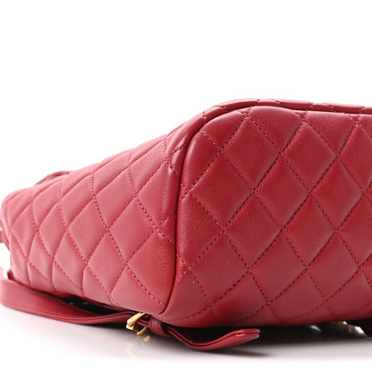 Chanel Lambskin Quilted Mini Urban Spirit Backpack Red 9 of 10