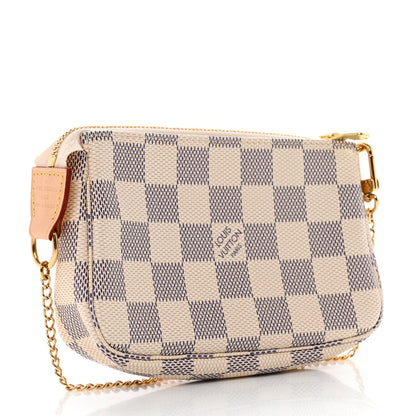 Louis Vuitton Damier Azur Mini Pochette Accessories 3 of 8