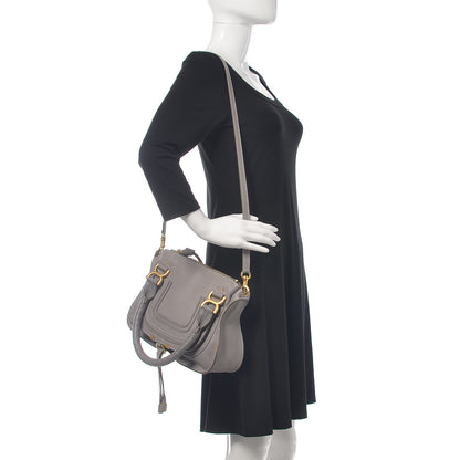 Chloe Calfskin Small Marcie Satchel Cashmere Grey 3 of 13