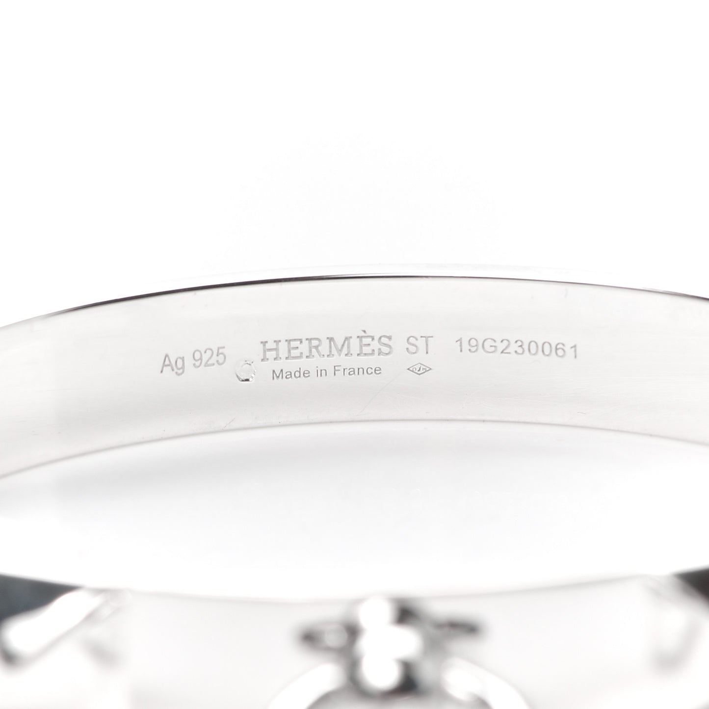Sterling Silver PM Collier De Chien Bracelet ST