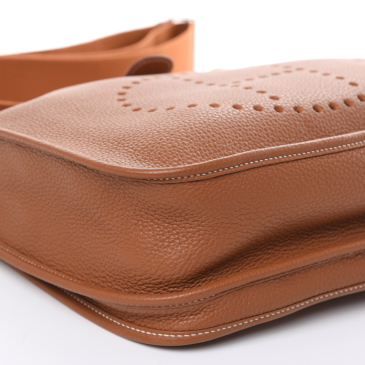 Hermes Taurillon Clemence Evelyne III GM Gold 8 of 10